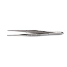 Iris Forceps, 10cm, Serrated Tips
