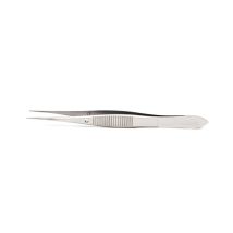 Iris Forceps, 10cm, Serrated Tips