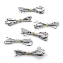 6 Replacement Modular Cables for DAM50 Bioamplifier