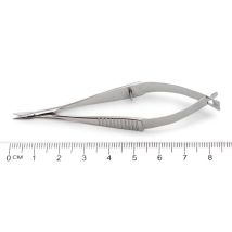 Vannas Spring Scissors, 9cm Long, 8mm Blades