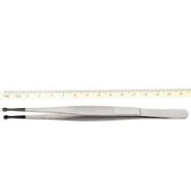Ceramic-Coated Cupped Forceps, 12.5cm, Straight, 3.5mm Tip