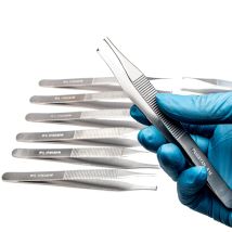 Adson Forceps, 12cm, 1x2 teeth, 12-pack, Disposable