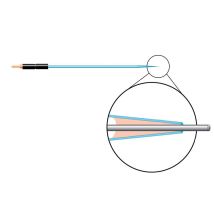 Carbon Fiber Electrode, Length 100 um