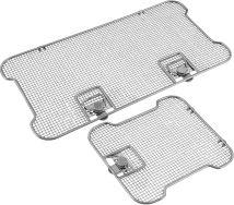 Detention Frame Lid for Crimped Wire Mesh Sterilization Baskets, 405 x 240 mm