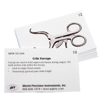 Vet Tech Surgical Instrument Flash Cards