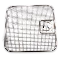 Detention Frame Lid for Crimped Wire Mesh Sterilization Baskets, 240 x 240 mm
