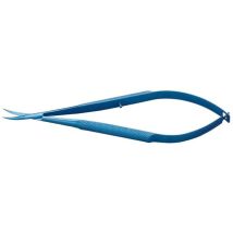 Titanium Castroviejo Curved Scissors, 12cm, 16mm Blunt Tips