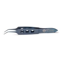 Kelman-McPherson Forceps, 8.5 cm, 45 Angled Tips, 7.5 mm Smooth Jaw, Titanium