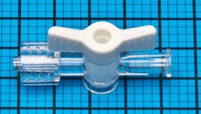 1-Way Stopcock - Luer Lock, Polyacetal & Polycarbonate