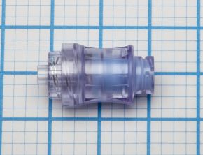 Injection site male luer lock