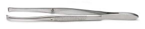 Graefe Fixation Forceps, 11.5cm, 5x5 Teeth, 4mm Tip