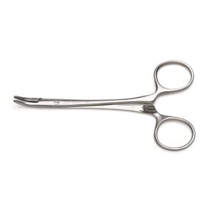 Radolf Holding Forceps, 13.5cm, Curved Serrated Jaw