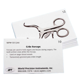 Vet Tech Surgical Instrument Flash Cards