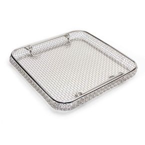 Wire Mesh Sterilization Baskets, Drop Handles