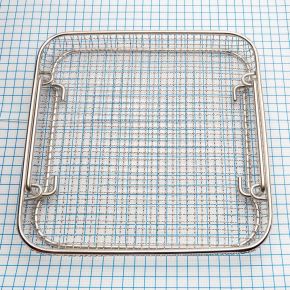 Crimped Wire Mesh Sterilization Baskets, Tilted Handles
