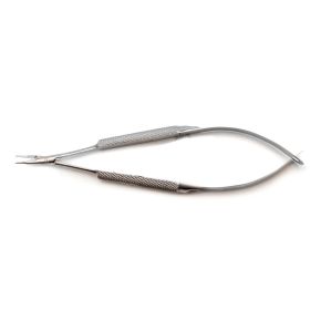 Barraquer Needle Holder, 10.5 cm, Curved, Smooth Tips, 6 mm Jaw