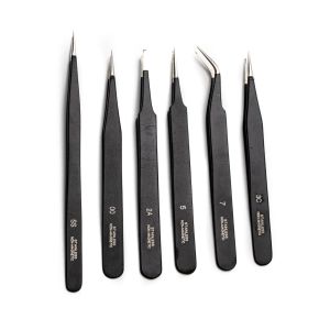 Non Magnetic Forceps Kit, 6 PCS