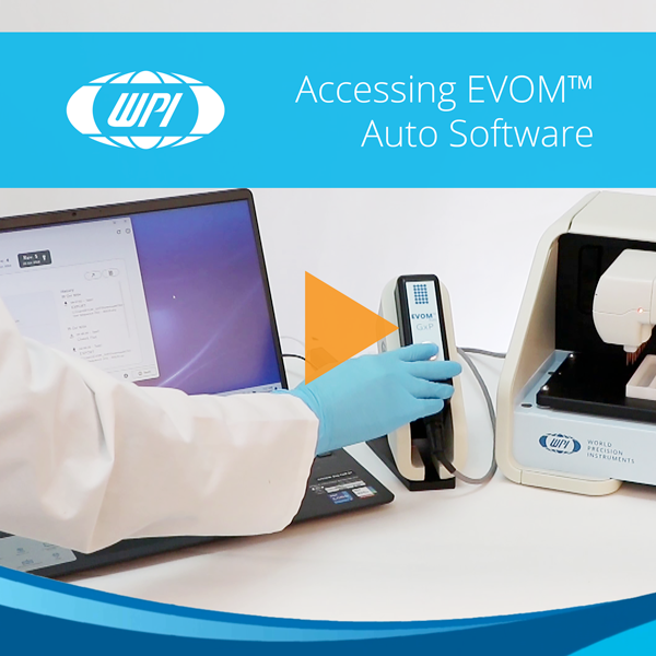 How to Access EVOM™ Auto GxP Software