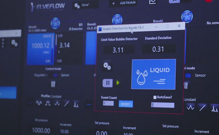 Software ELVEFLOW MICROFLUIDICS