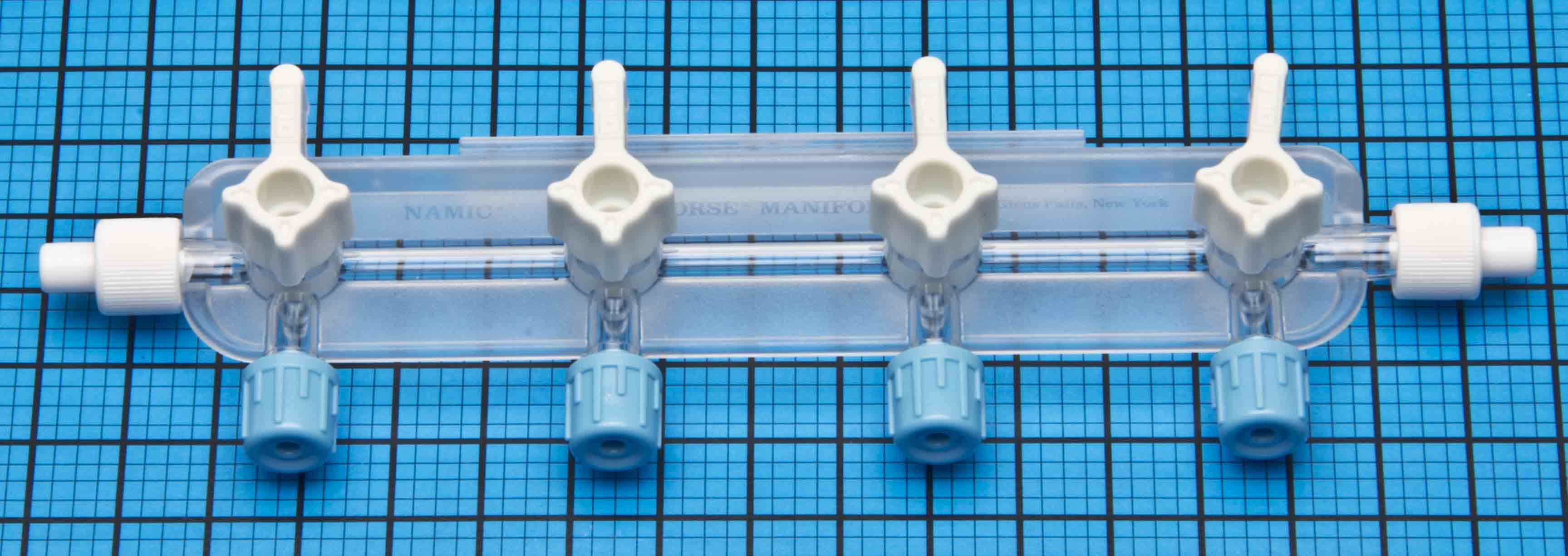 14055 Manifold, 3-Port, Polycarbonate & Polyester