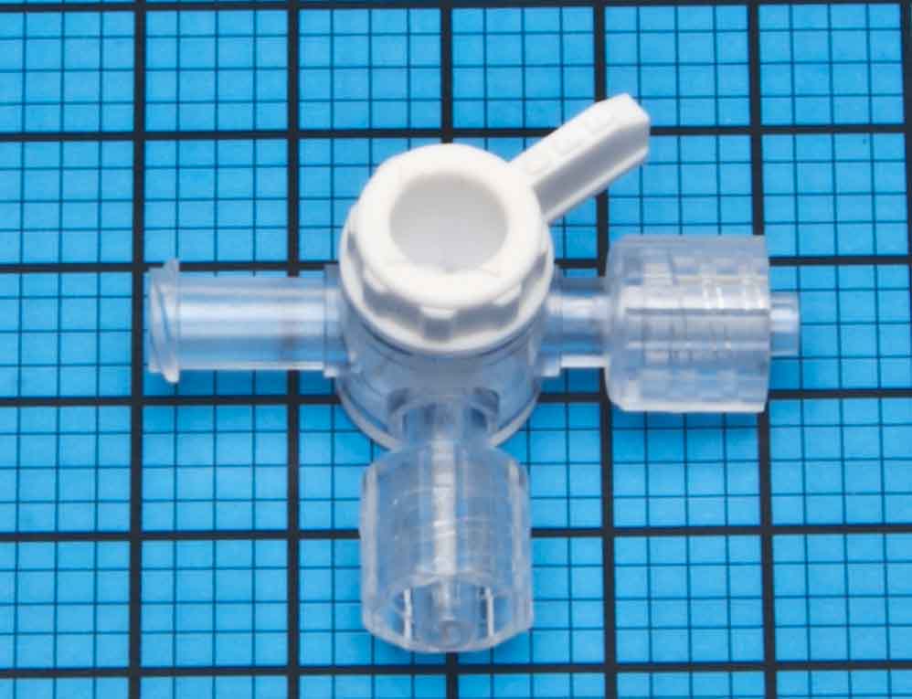 Locking Male x Locking Male x Female Luer 4-Way Stopcock