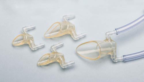 The facemasks are sold individually in four different sizes.