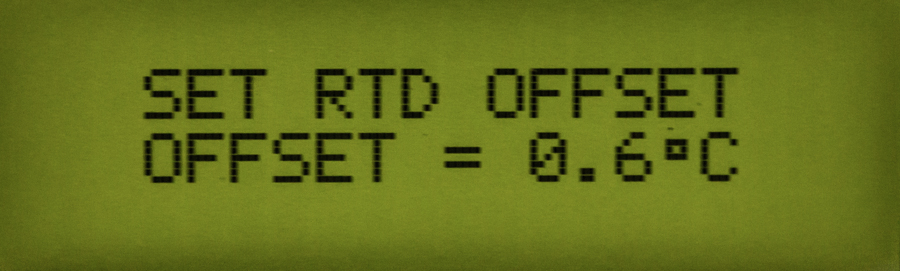 RTD Offset