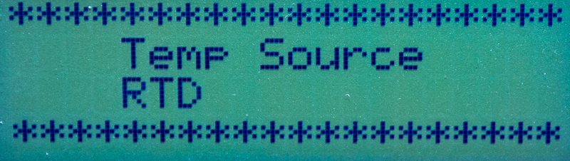 RTD Temp source