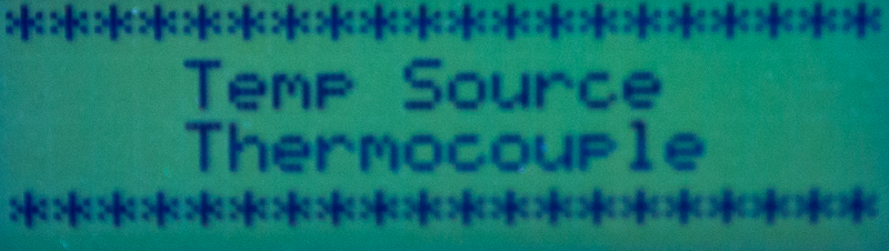 Thermocouple temp source