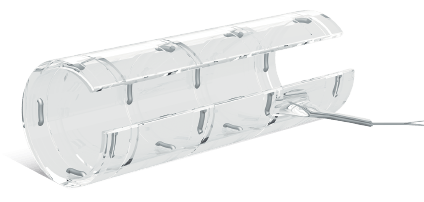 Concentric electrodes have multiple contacts around a single point of the nerve, allowing recording or stimulation at different locations around the same point.