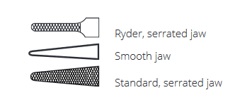 Common Needle Holder Tips