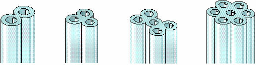 Multi-barrel glass capillaries