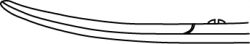 The tip profile for Mayo Scissors